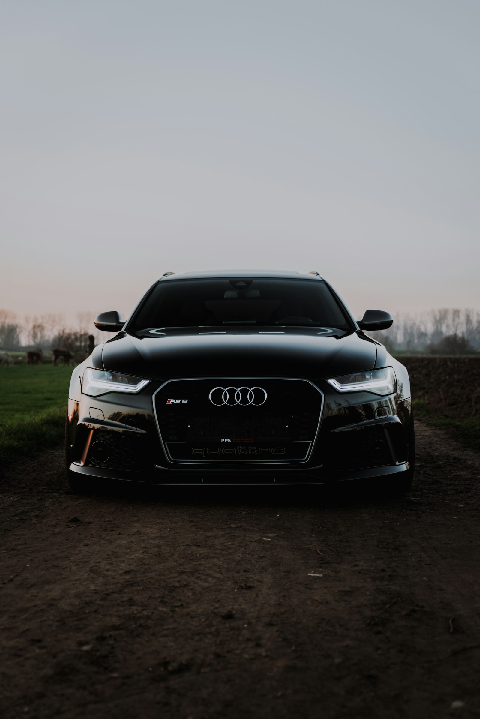 Modified cars at night